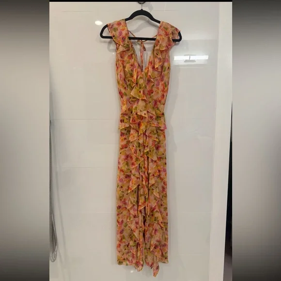 Misa Los Angeles Claudita Dress in Golden Flora - Picture 9 of 9